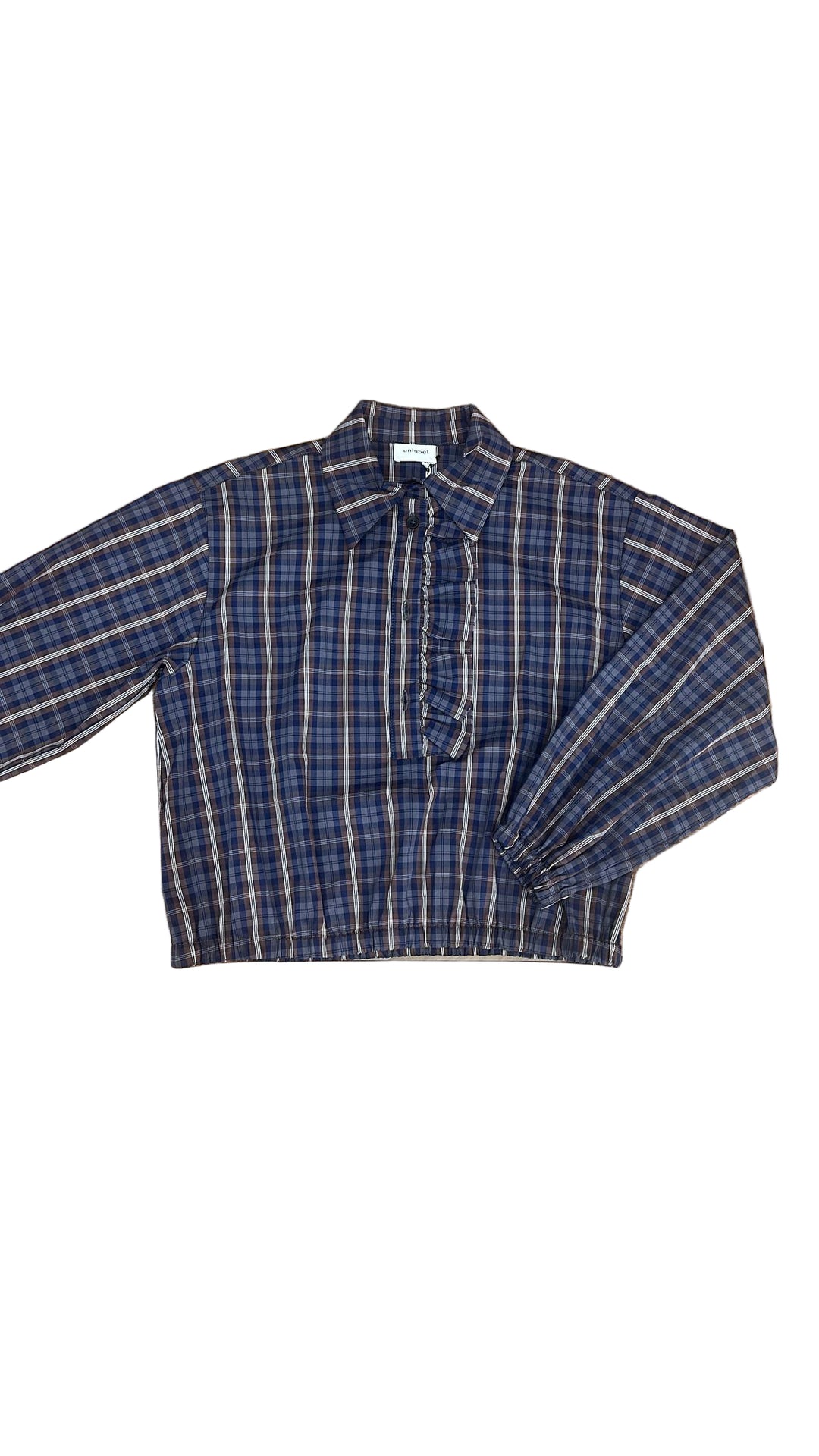 Meola-Shirt-Brown/blue checks