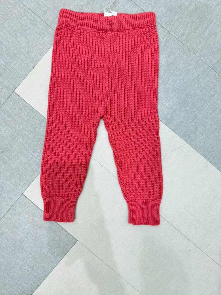 TC023RR KNITTED PANT - ROSA RED