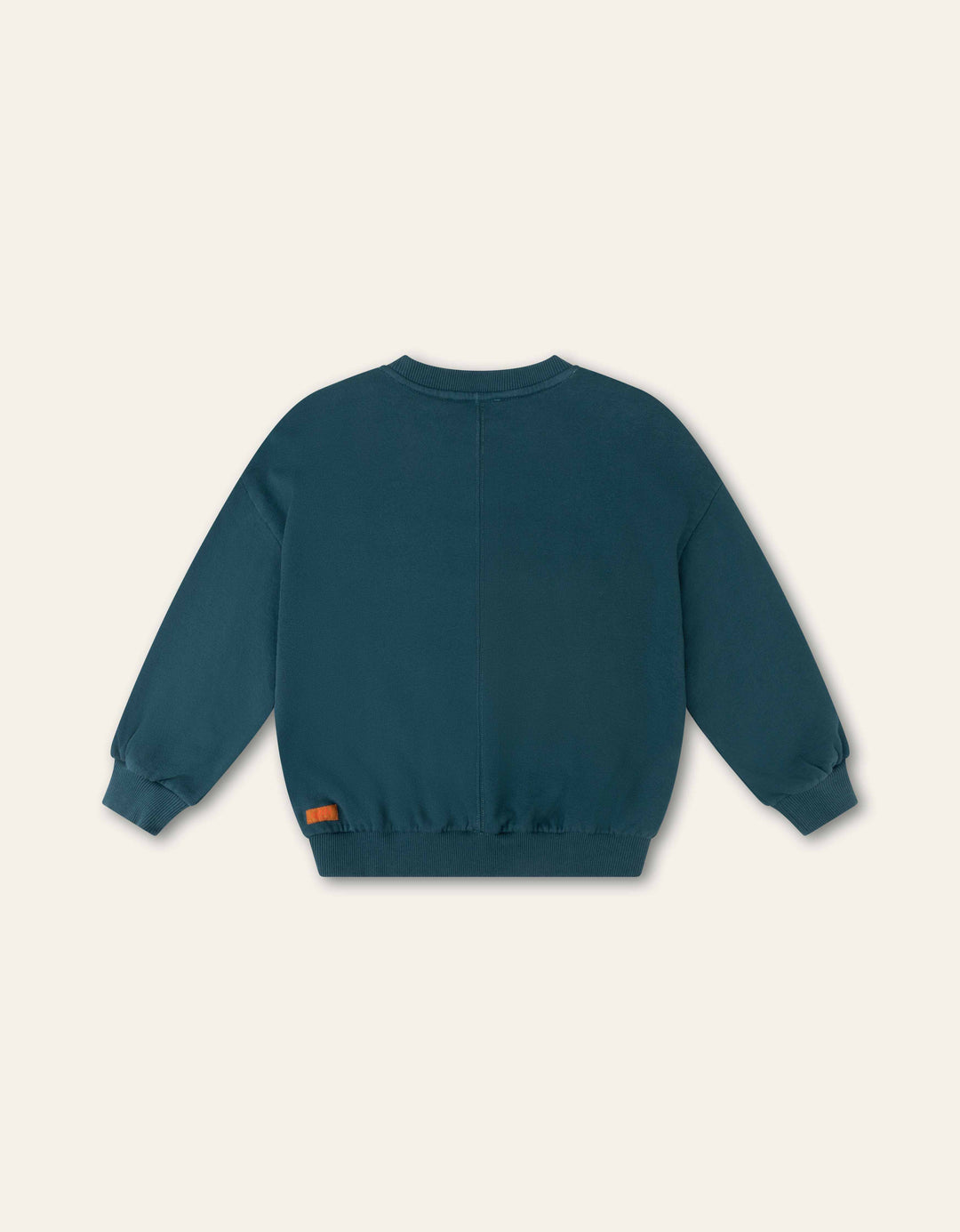 YF26BHJ501 DEEP TEAL BOYS HARVEY LOGO CREWNECK SWEATSHIRT