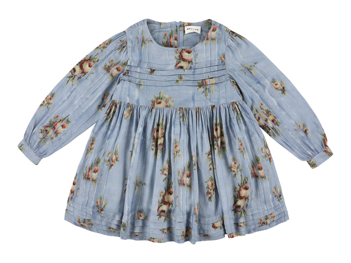 ZAKIA LONG DRESS BLEU