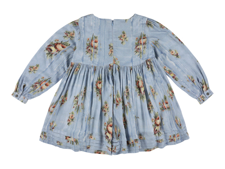 ZAKIA LONG DRESS BLEU