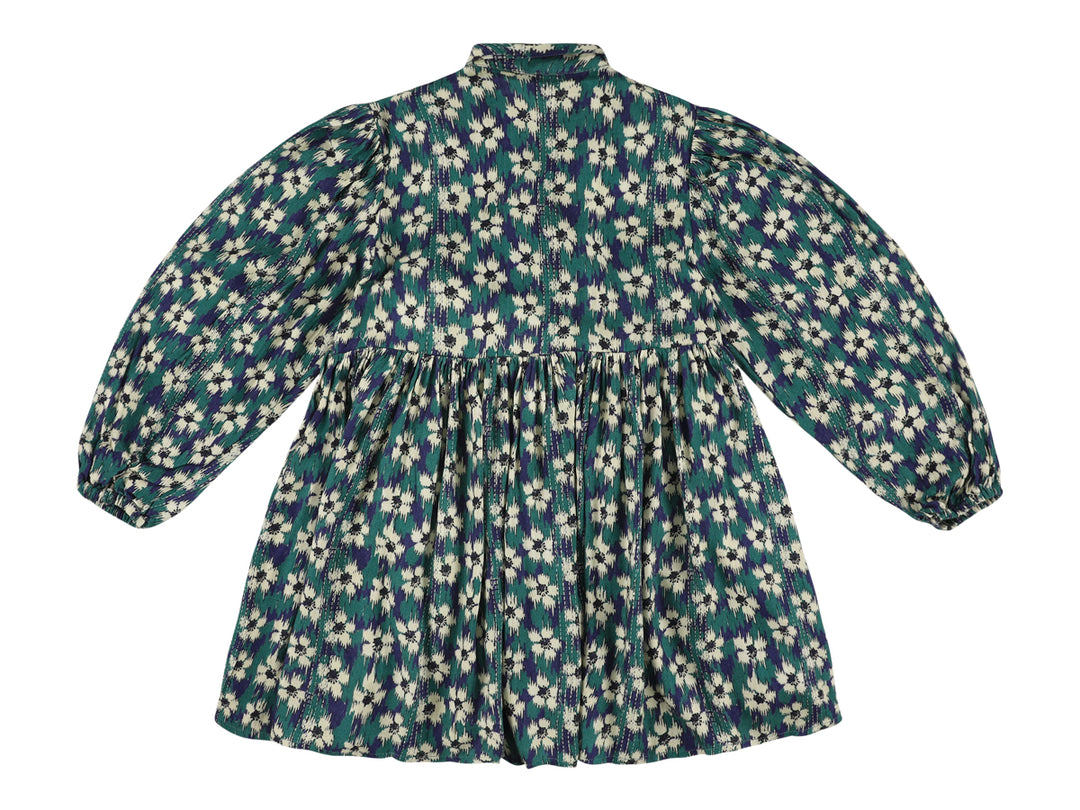 ZAS DRESS WITH BOW NAVY