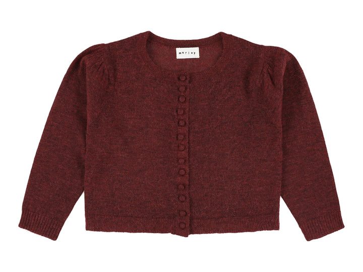 ZERAH CARDIGAN BORDEAUX