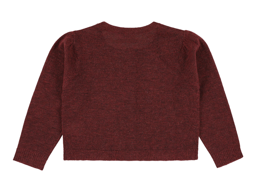 ZERAH CARDIGAN BORDEAUX
