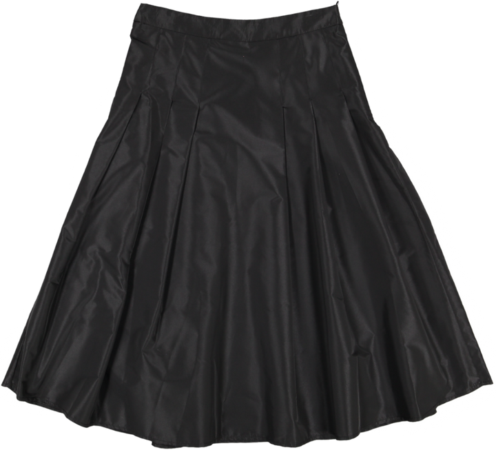 30200 SKIRT-BLACK TAFFETA