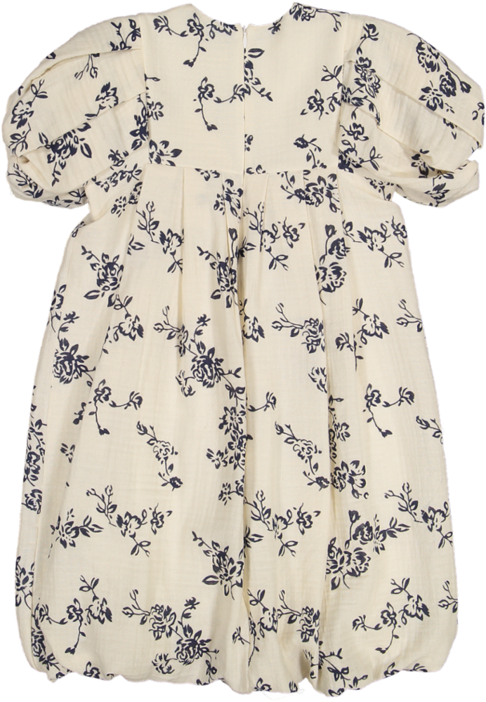 35104 DRESS-MSLN PRINT