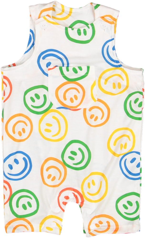 RP90-BABY ROMPER-Smiles Rainbow