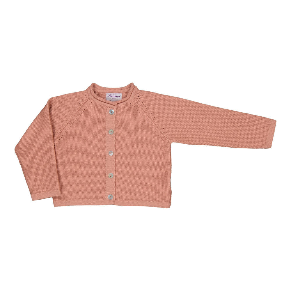 M0020 ARIEL CARDIGAN IN WOOL - PINK