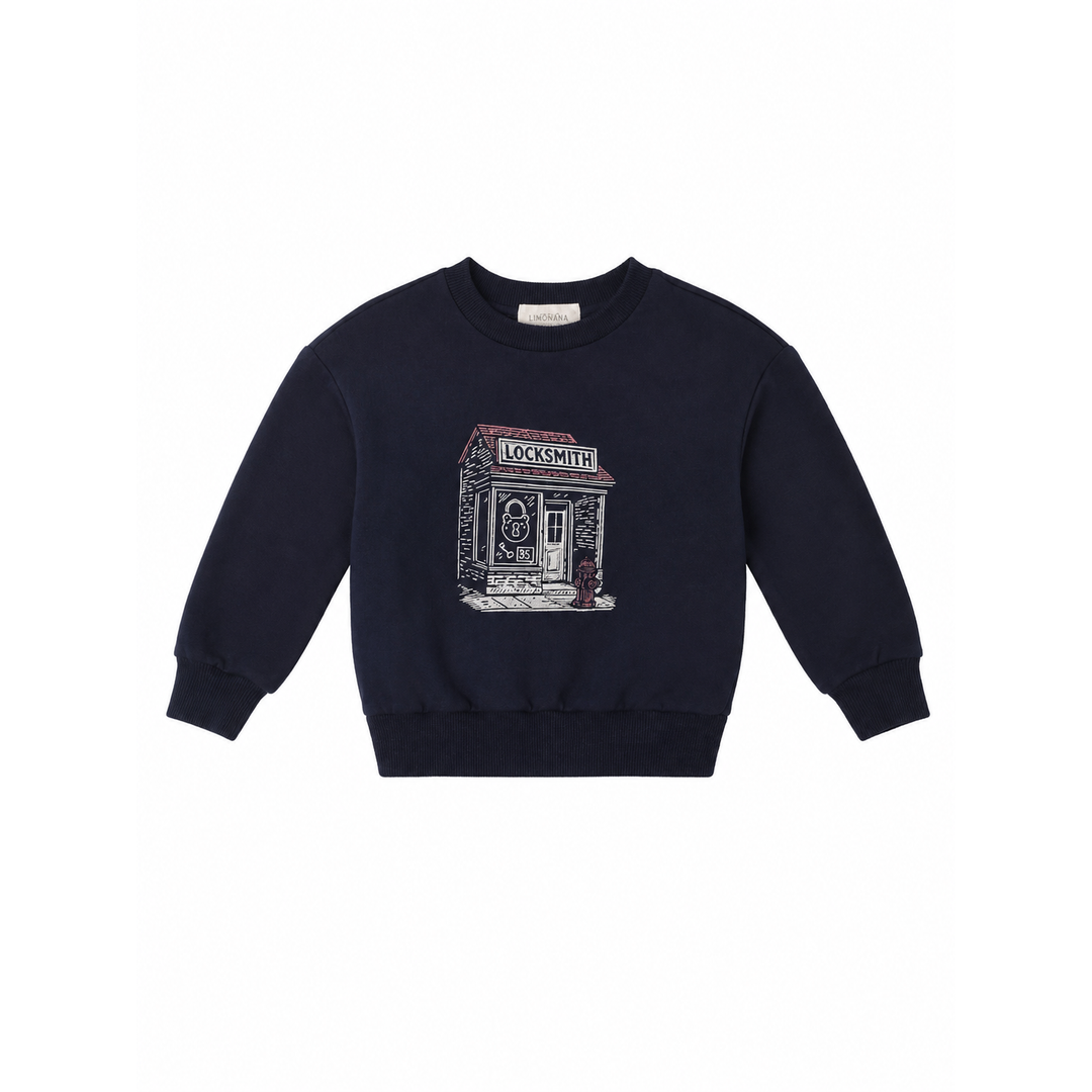 LNA-022 NAVY CLE BOYS SWEATSHIRT
