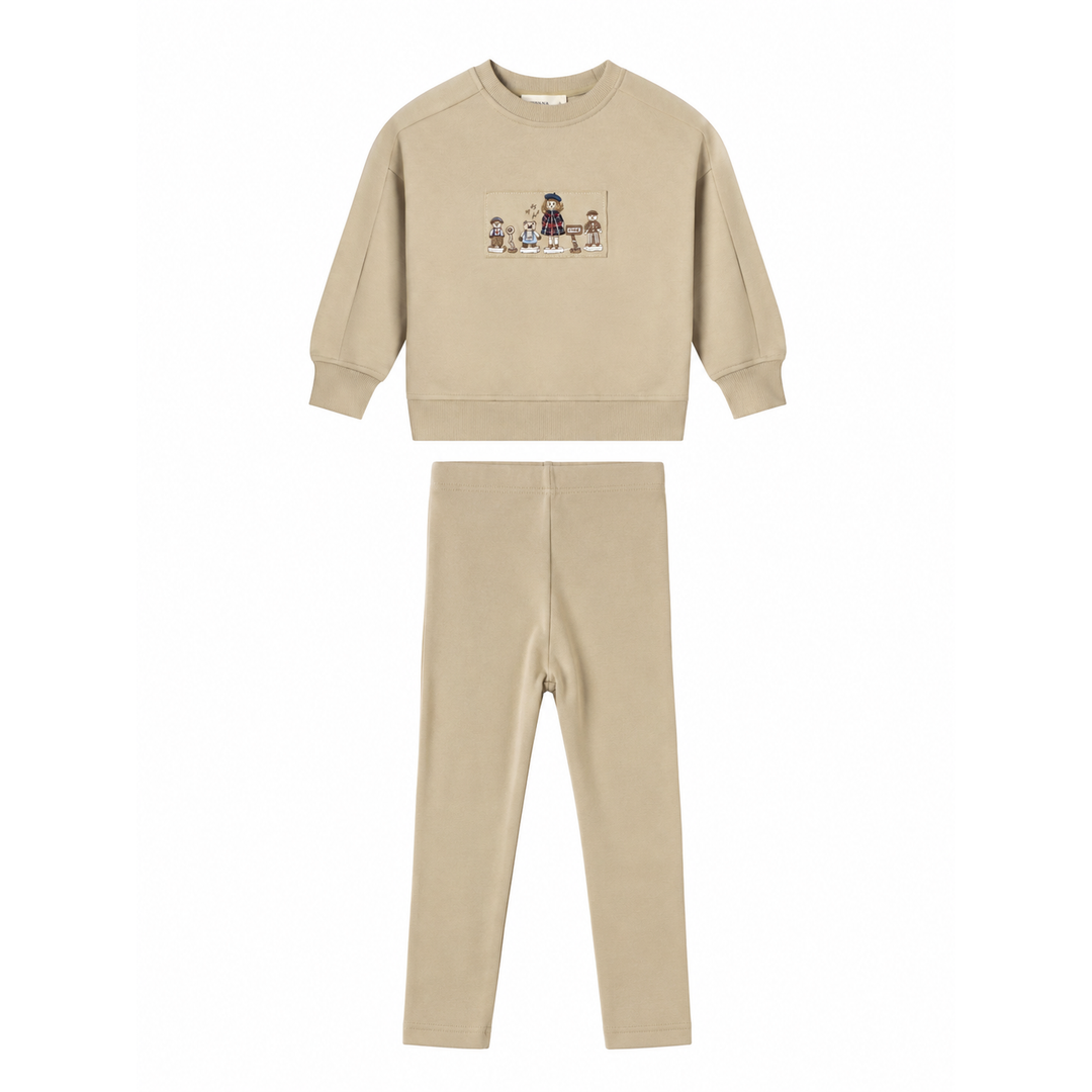 LN610A OAT STORYBOOK BABY GIRLS SET