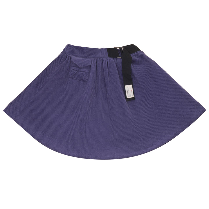 B2731PU GIRL CORDUROY SKIRT-Purple