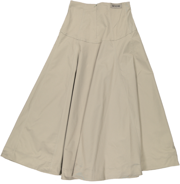 RVS672S-C-Aline Circle Skirt - Graystone