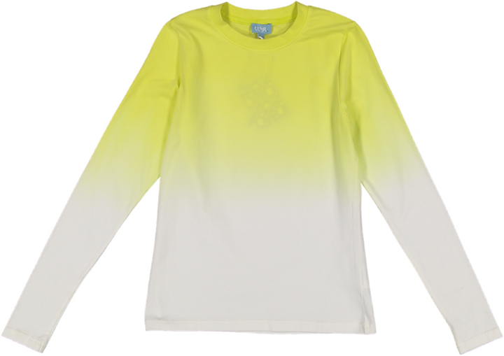 VB5015T-OMBRE T-SHIRT-Lime Green