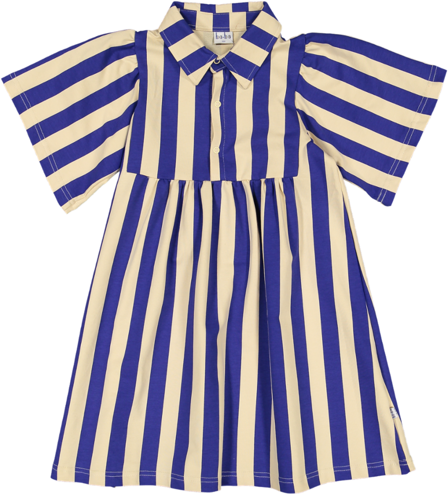 Hilou dress-Vertical stripe