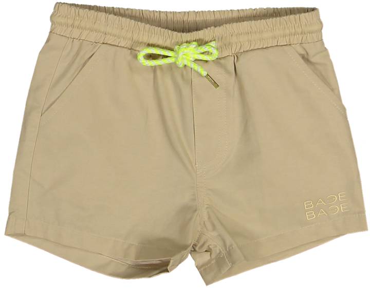 C-26230-Rope Drawstring Shorts-Tan