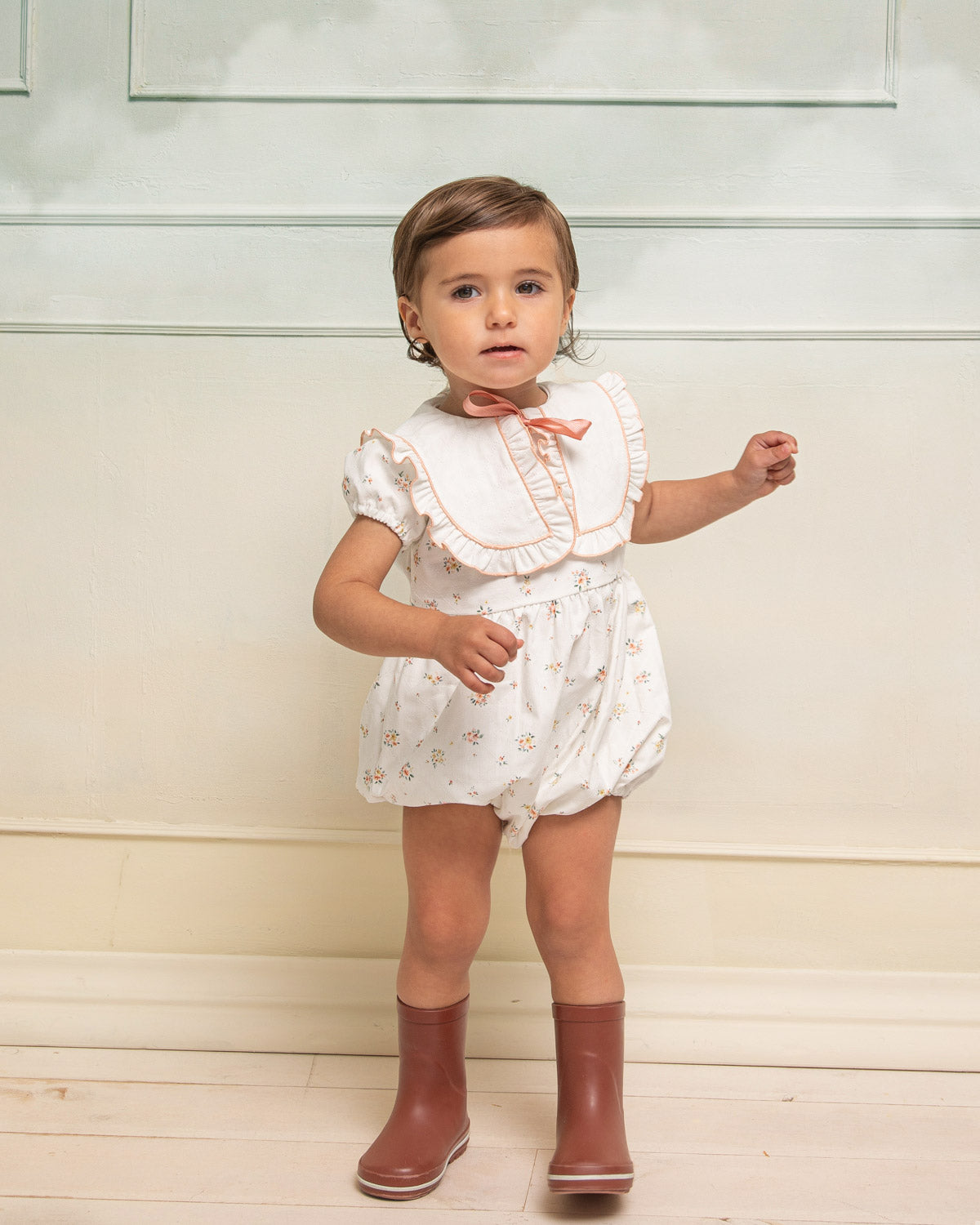 Bella high quality blooms shorty romper