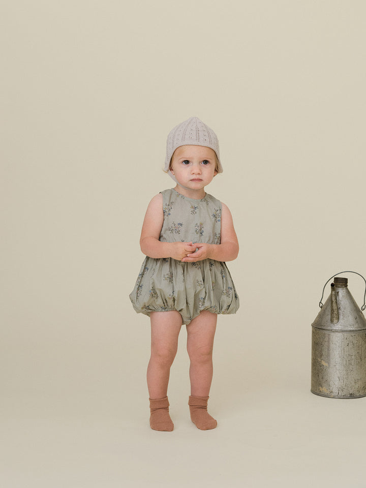BNC26MRP0 CAMILLE NEWBORN ROMPER - KHAKI