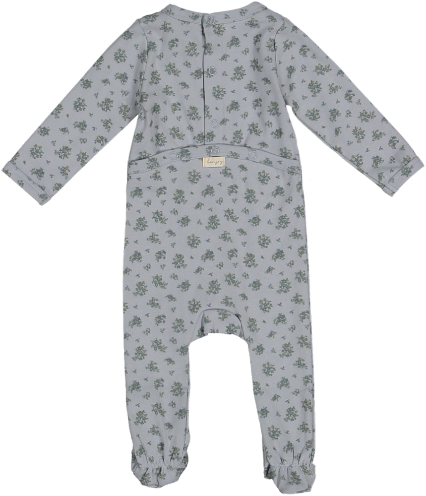 BPSS260063F-Garden Party Footie-Cluster Blue