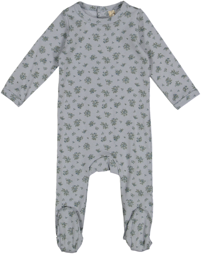 BPSS260063F-Garden Party Footie-Cluster Blue