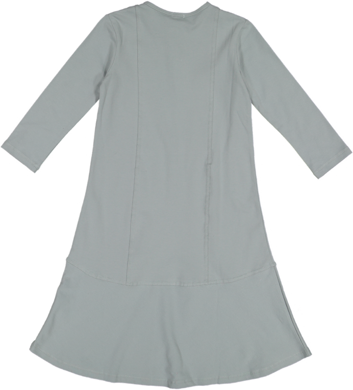 BTSS26011D-Volleyball Club 3/4 Sleeve Dress-Cloud Blue