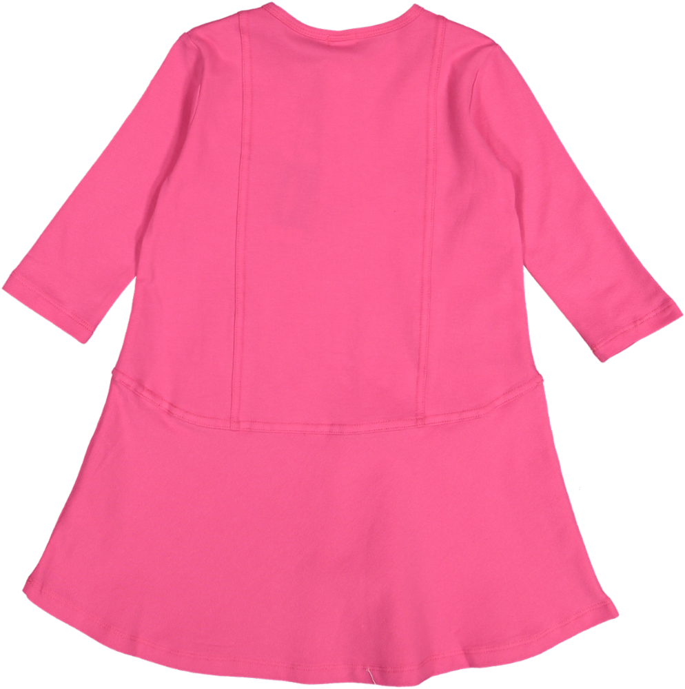 BTSS26011D-Volleyball Club 3/4 Sleeve Dress-Hot Pink