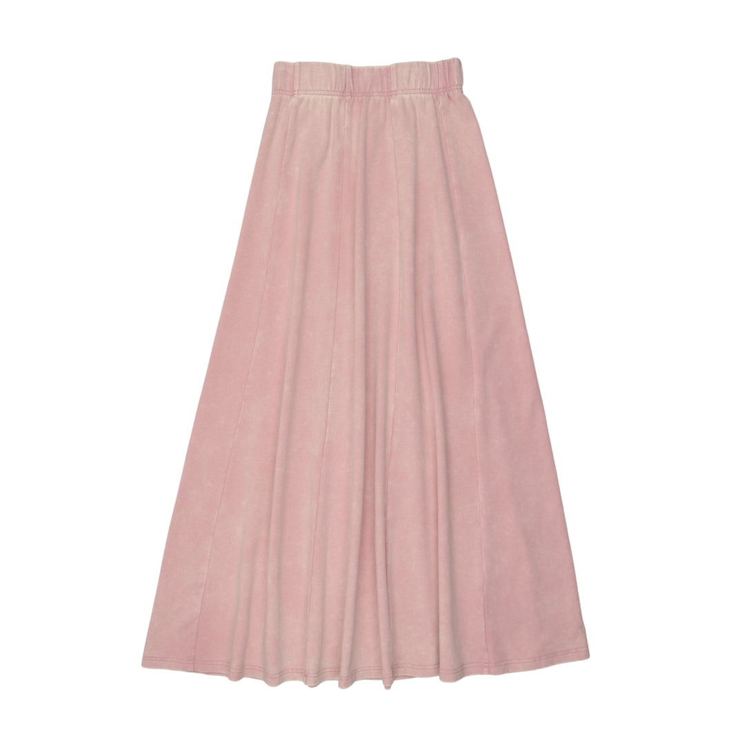 BTS25004MSK-Wash Maxi Skirt-Mauve Wash