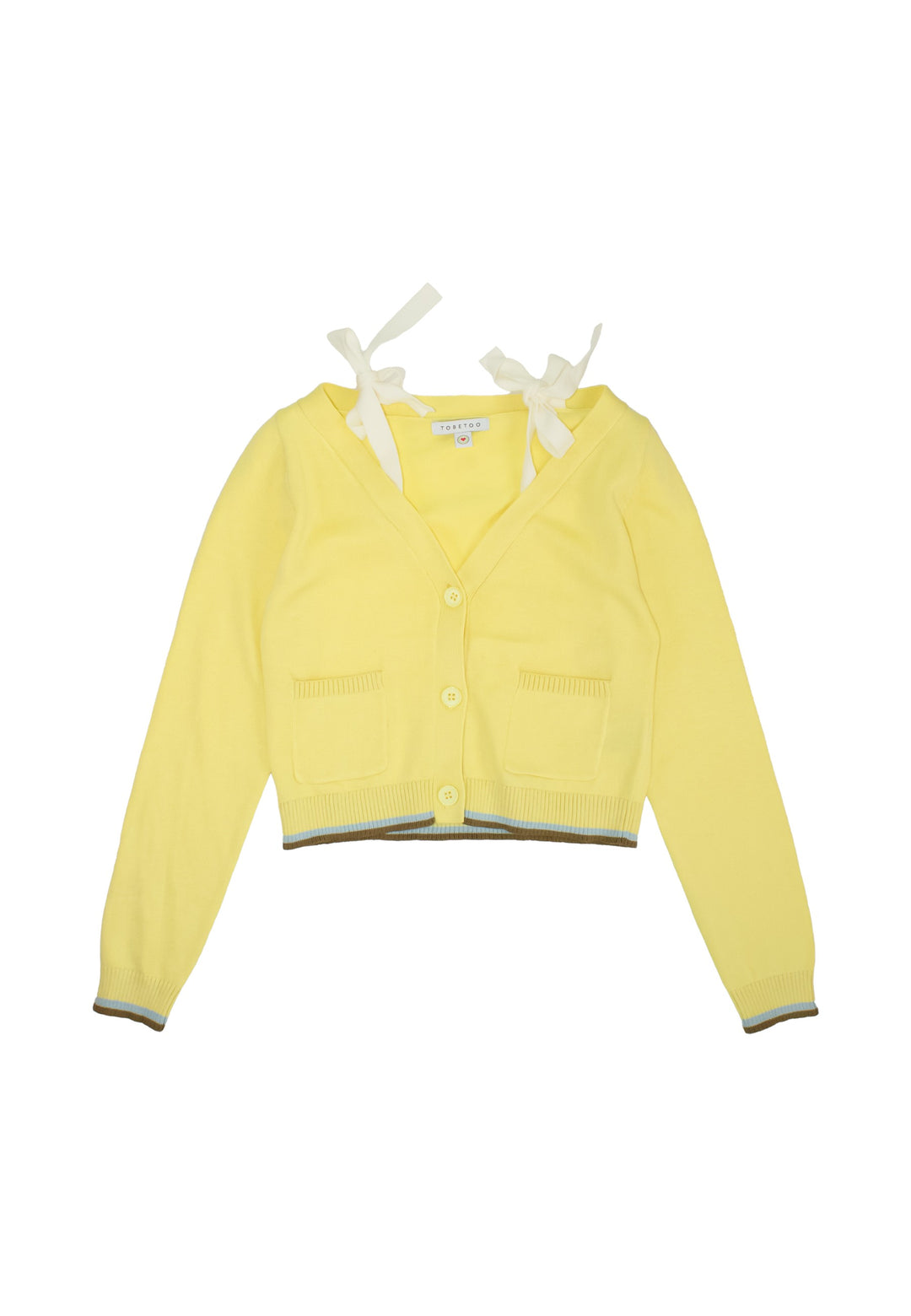 T1407M CARDIGAN - YELLOW