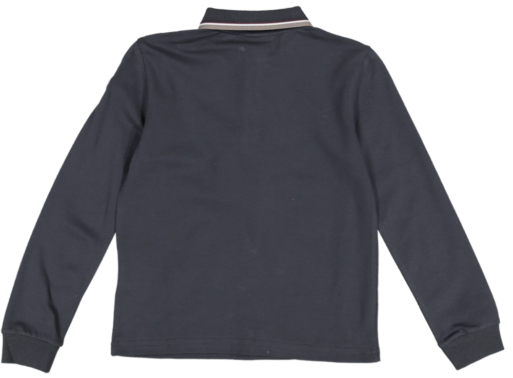 253592N/4SH-JUNIOR L/S POLO-NAVY