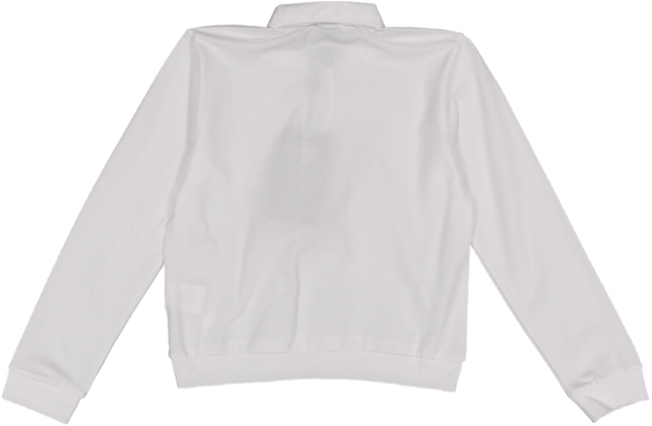 3520 GIRLS LONG SLEEVES POLO - WHITE