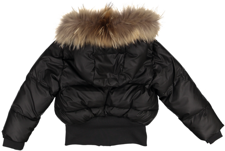 V158-Ducc Coats-Black-Natural Fur