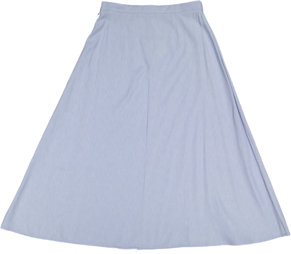 S26004S-SKIRT-L BLUE DENIM