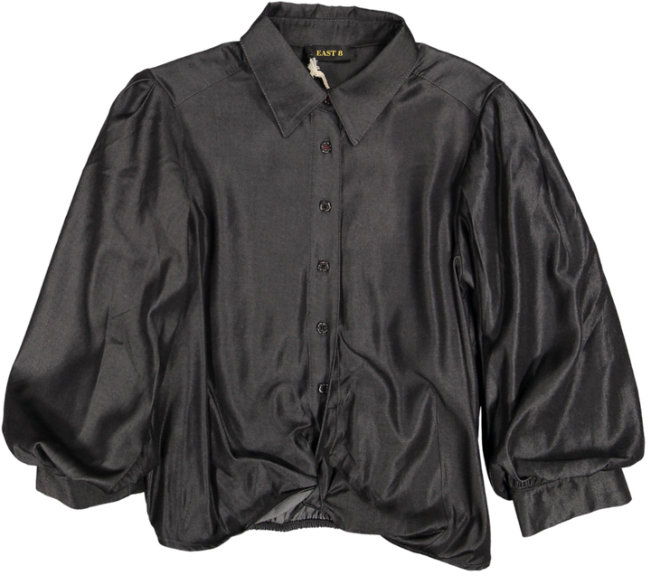 26S005B-TOP-BLACK DENIM