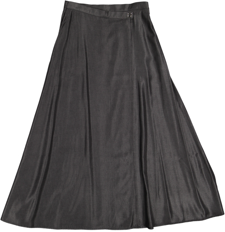 S26004S-SKIRT-BLACK DENIM