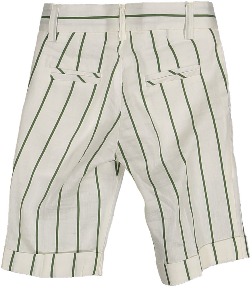 EBM5111-SHORTS-Bianco Verde