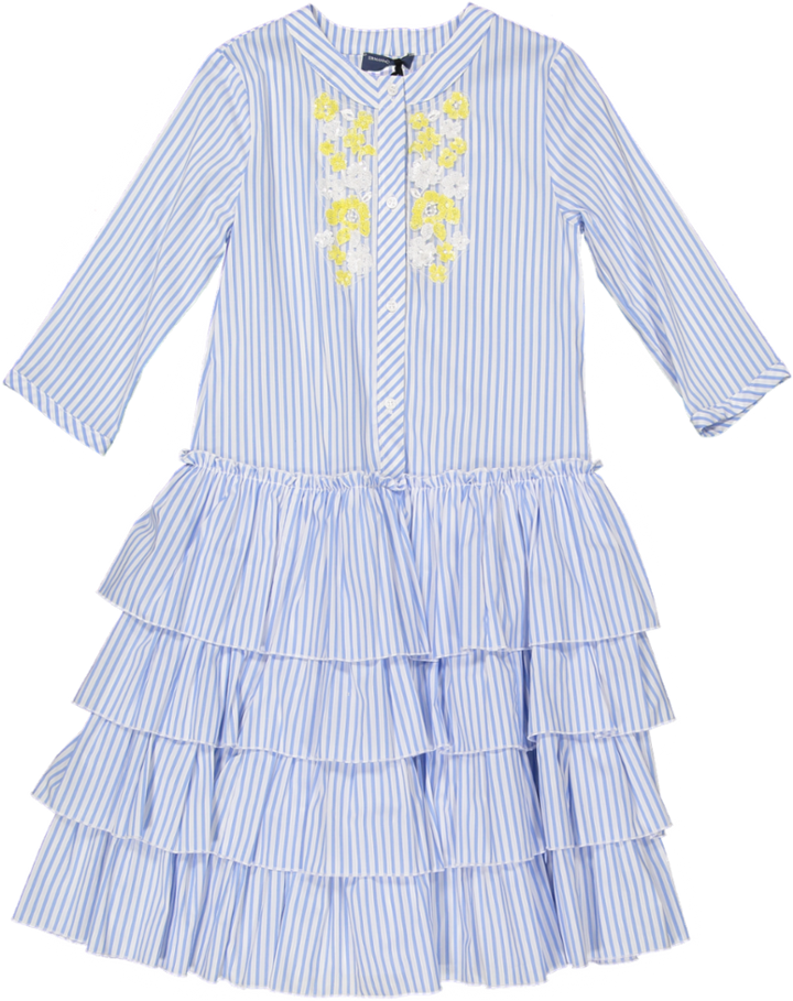 Z1G908-ABITO CON RICAMI BACCHETT BACCHETTINA SOFT STRETCH-9958