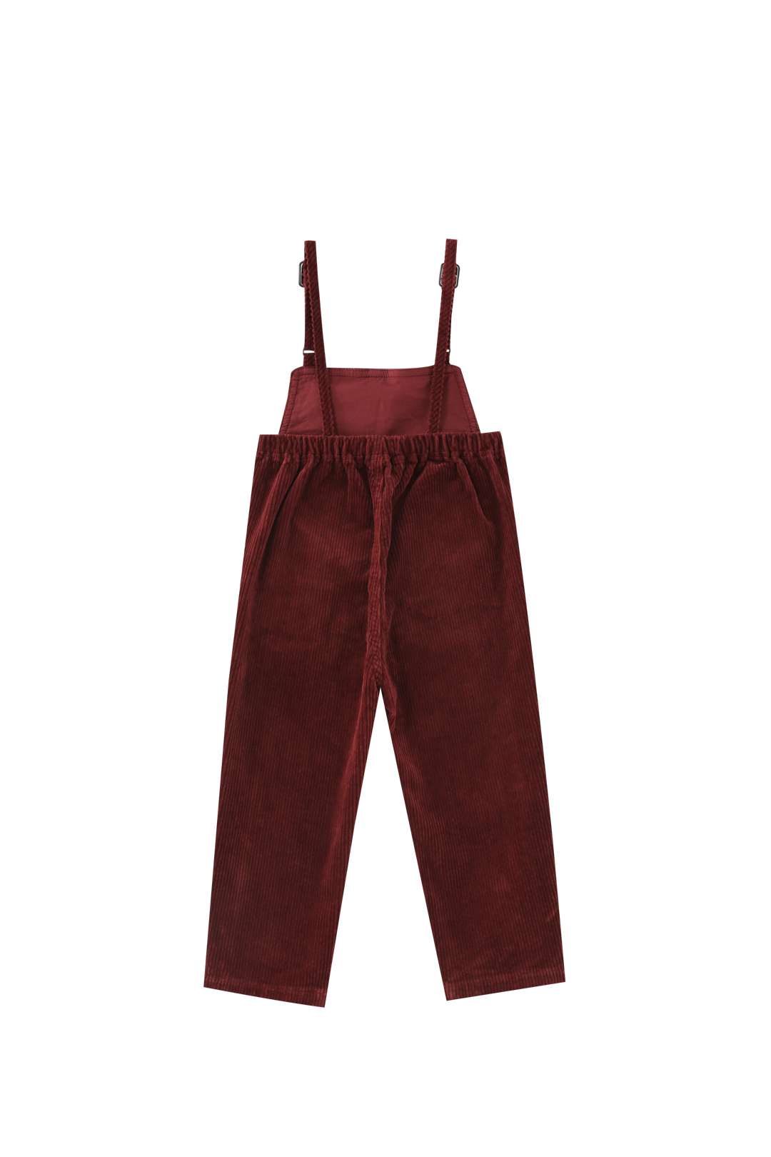 CORDUROY OVERALL WITH POCKETS-RUST