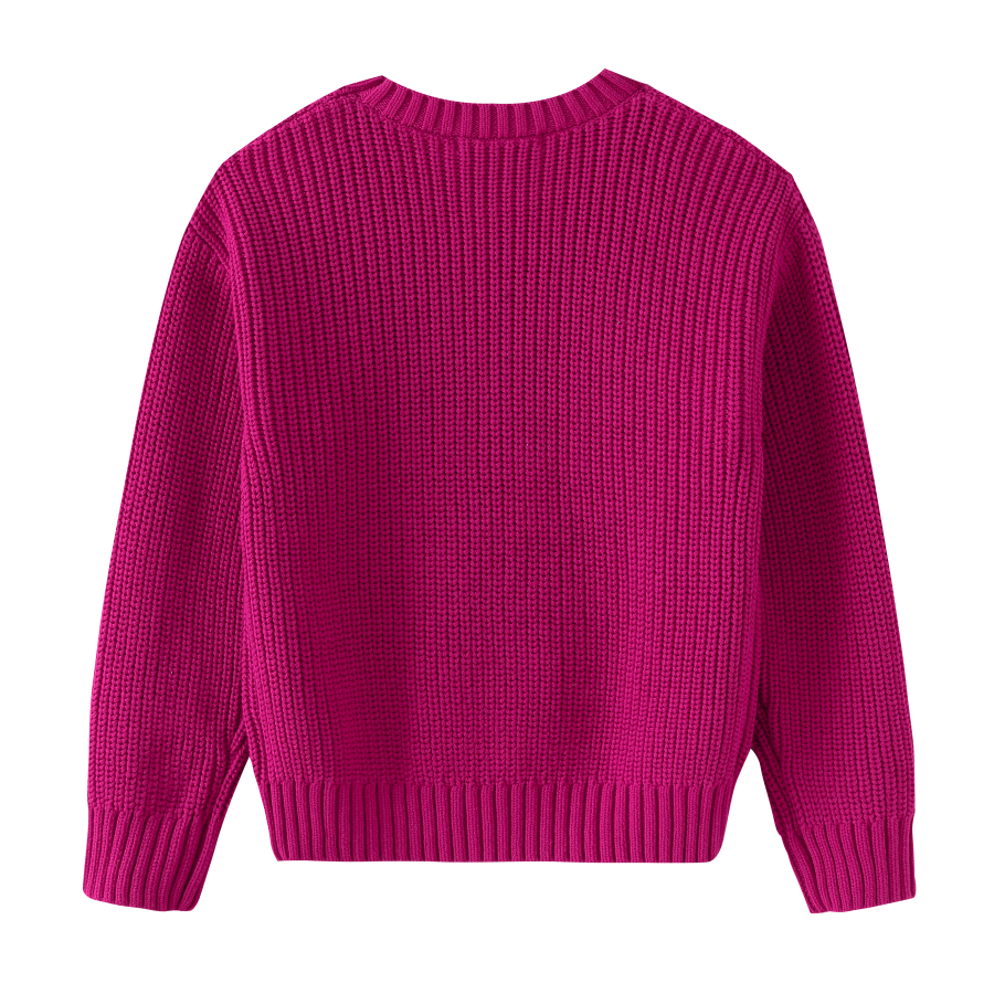 KNIT CREWNECK-PINK