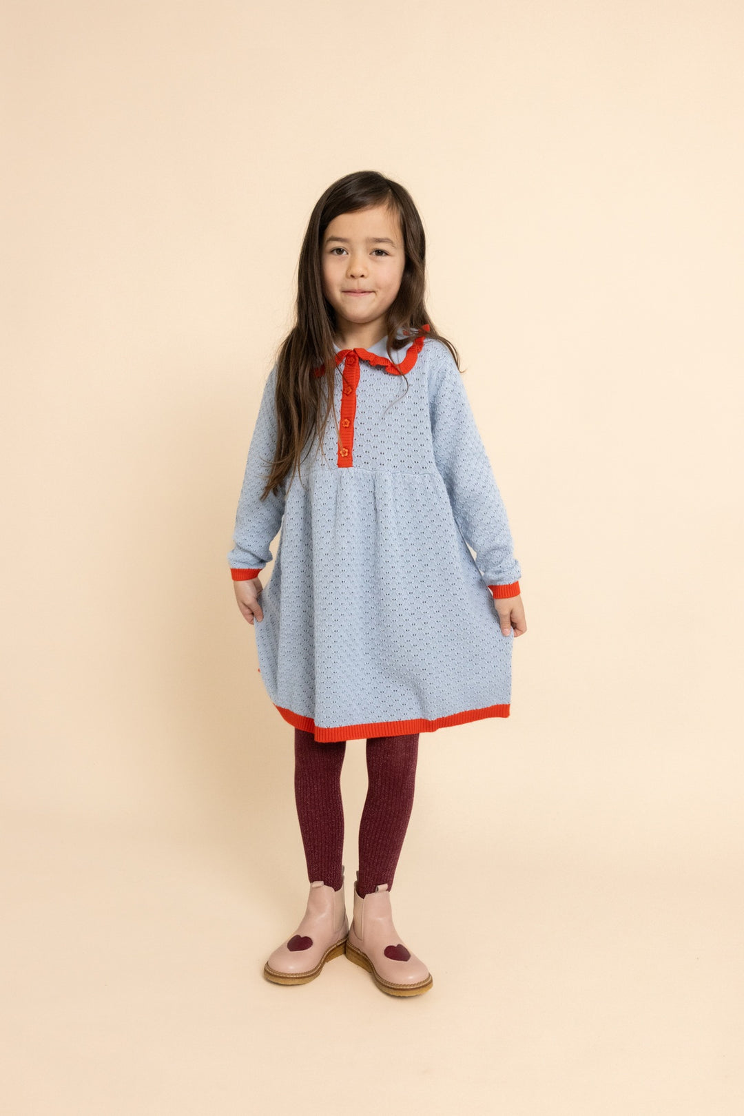 F11021-Sylvie Dress-Steel Blue