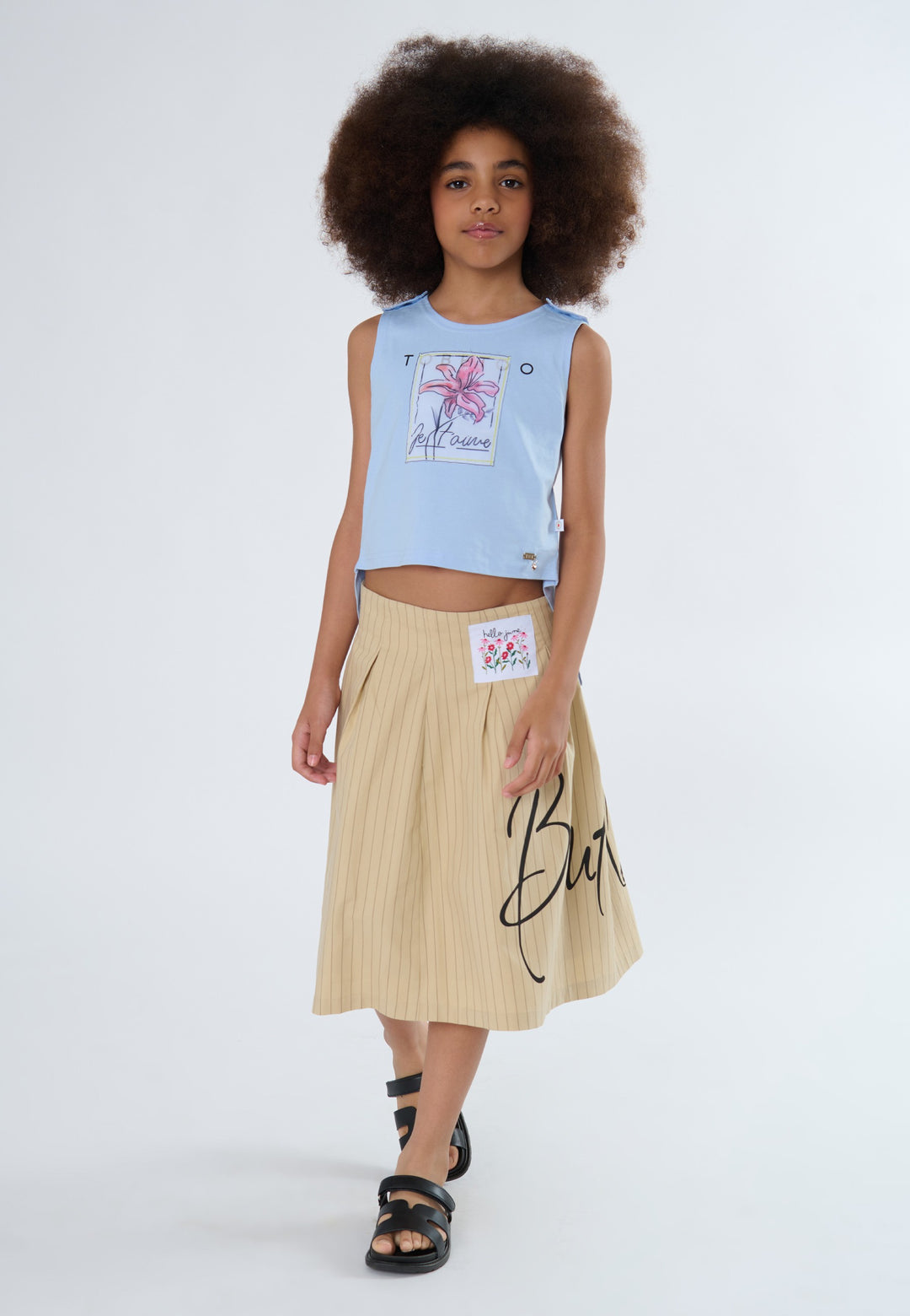 T1408G SKIRT - CAPPUCINO