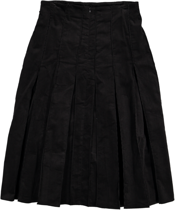 HSK879-SKIRT WITH BUCKLES-BLACK
