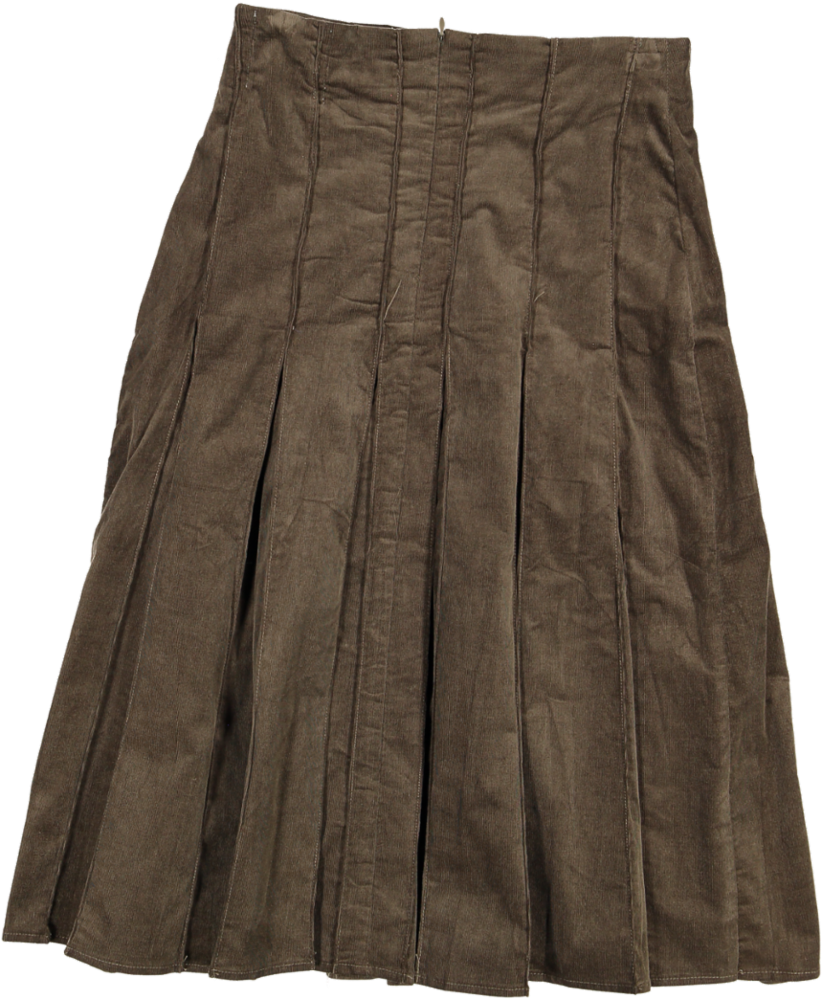 HSK880-SKIRT WITH BUCKLES-OLIVE