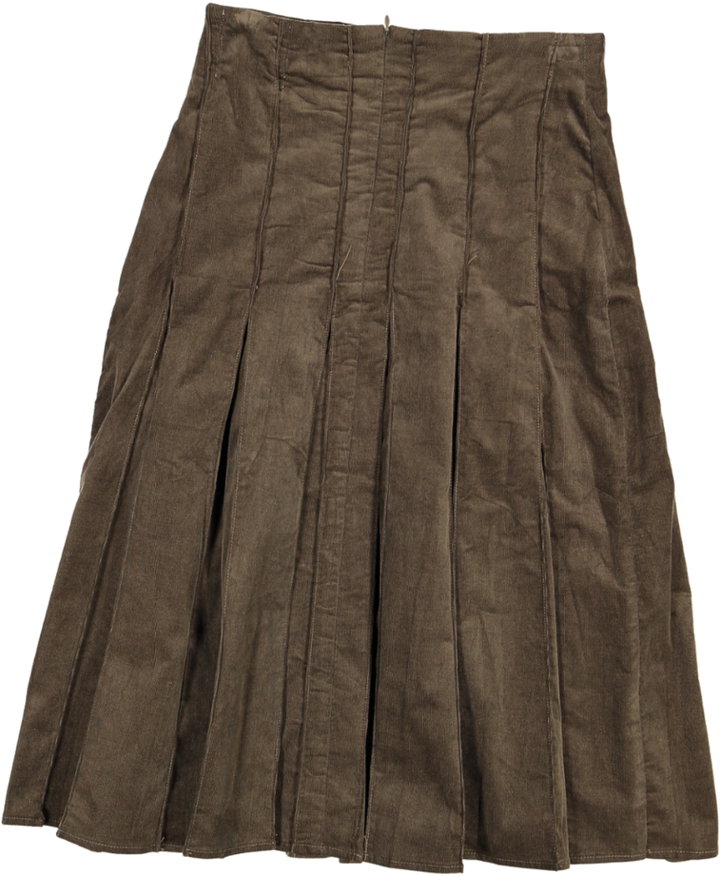 HSK880-SKIRT WITH BUCKLES-OLIVE