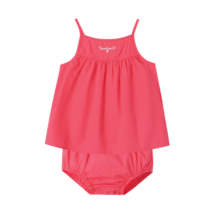 HIGH YOKE BLOOMER SET-WATERMELON