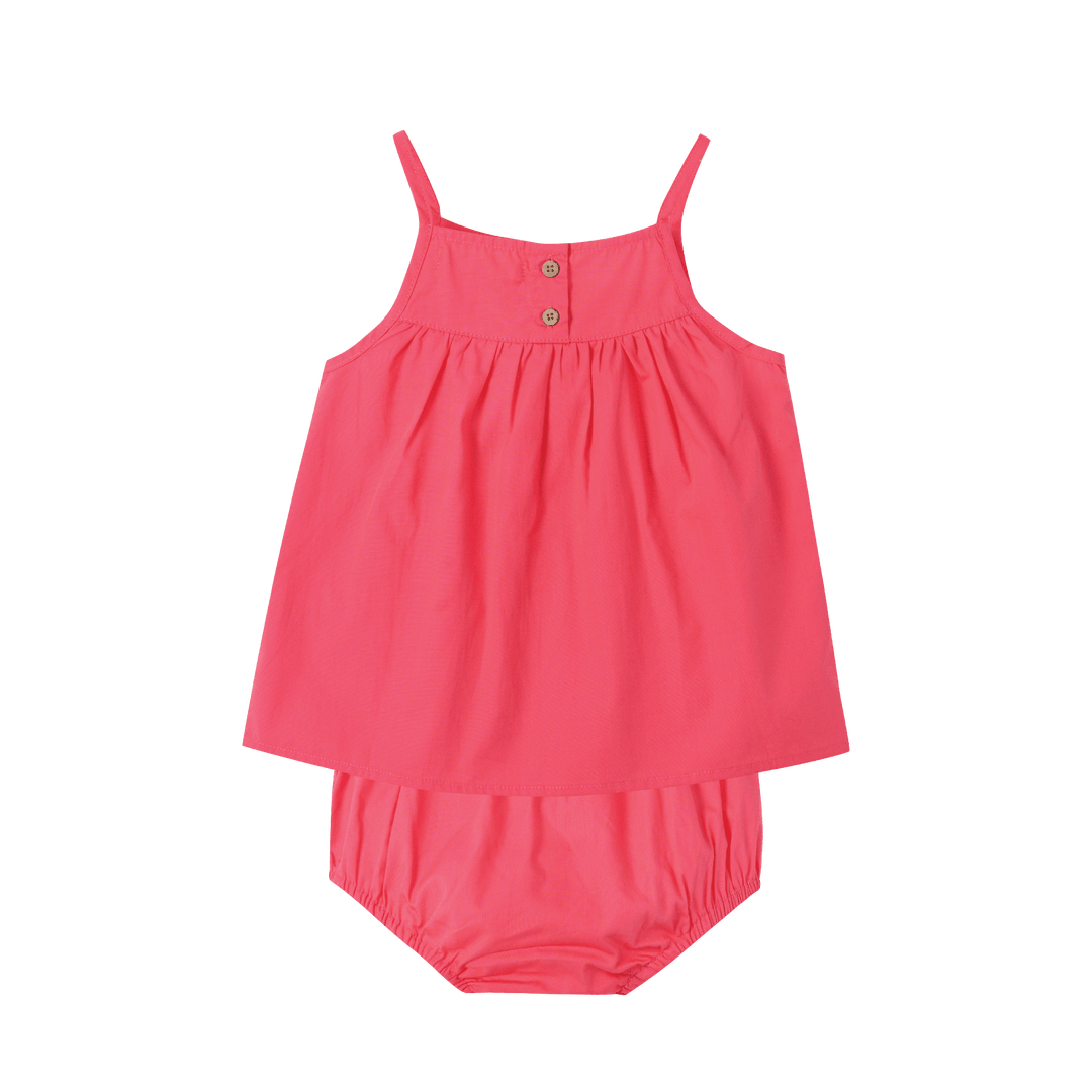 HIGH YOKE BLOOMER SET-WATERMELON