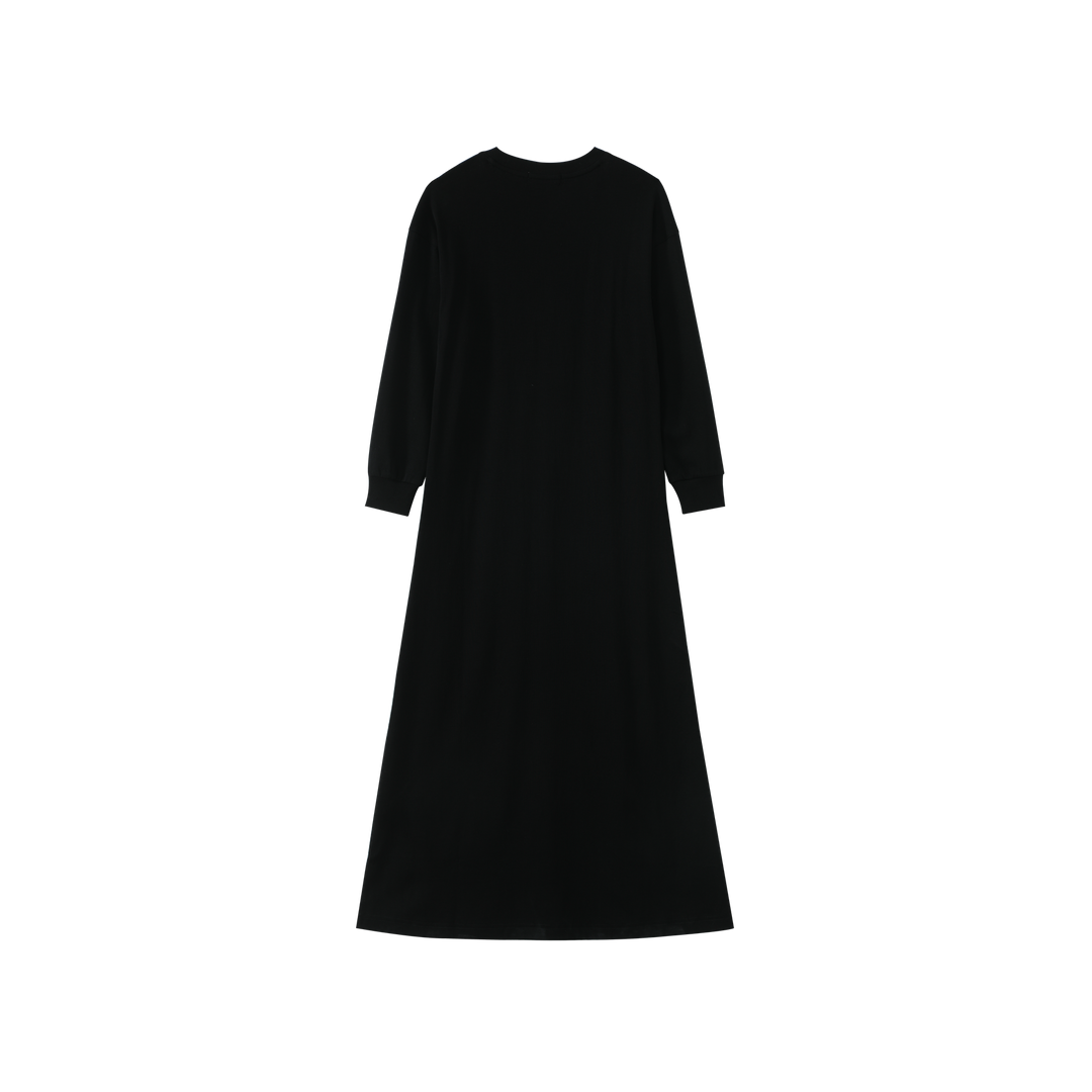 NIGHTGOWN WITH RAINBOW-BLACK