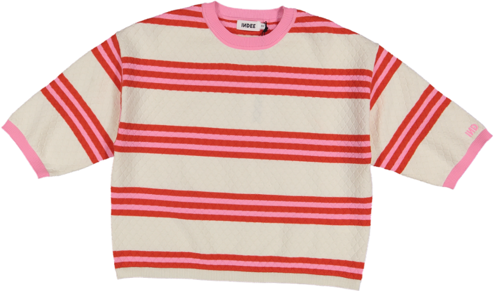 KNIT SWEATER VELVET-OFF WHITE