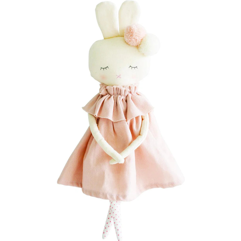 N11051A - Isabelle Bunny 40cm Pink Linen