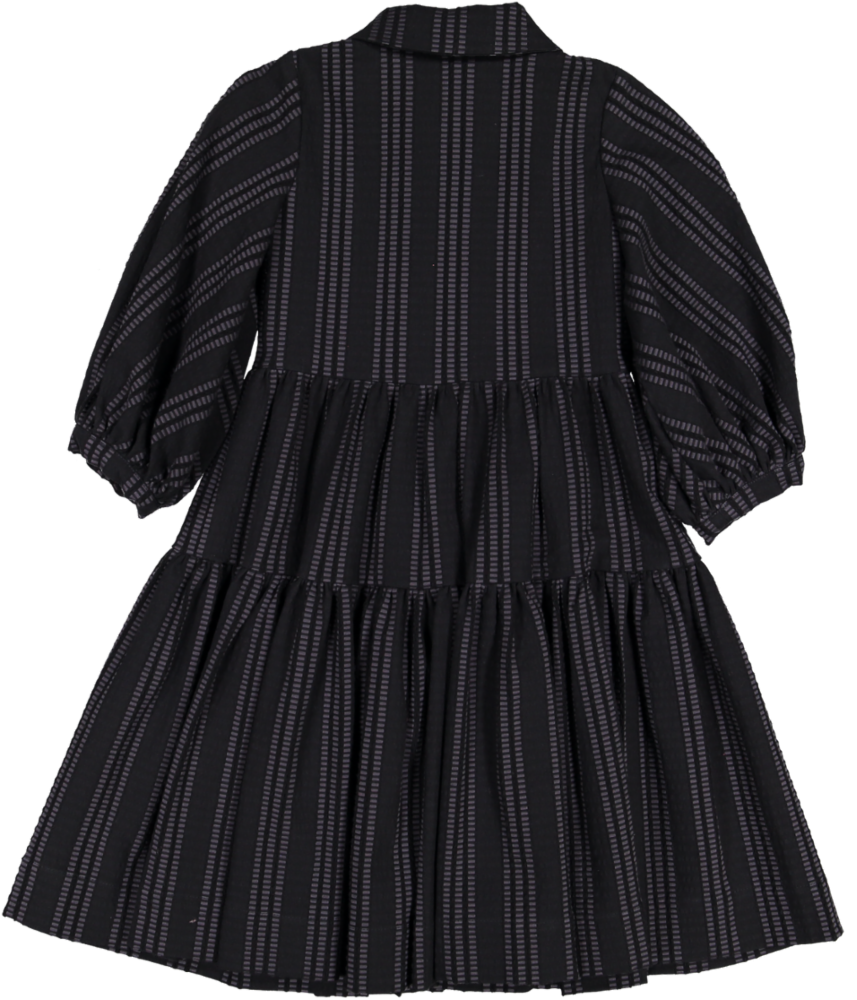 Mila Dress-Navy Stripe