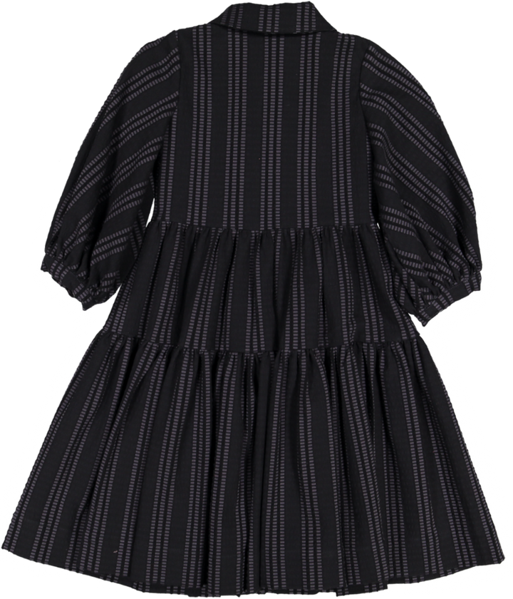 Mila Dress-Navy Stripe