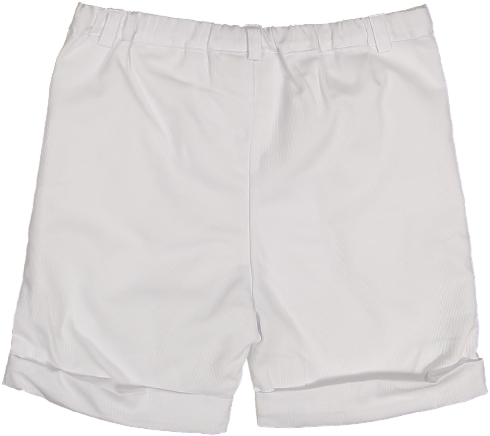 32253-TPQ02 SHORTS,DUNGAREES,TROUSERS - WHITE COTTON PIQUE